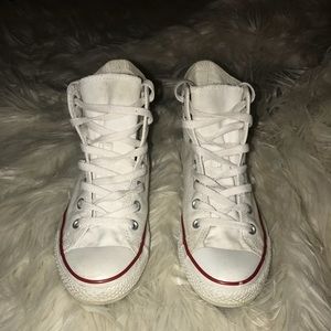 Converse - white high tops